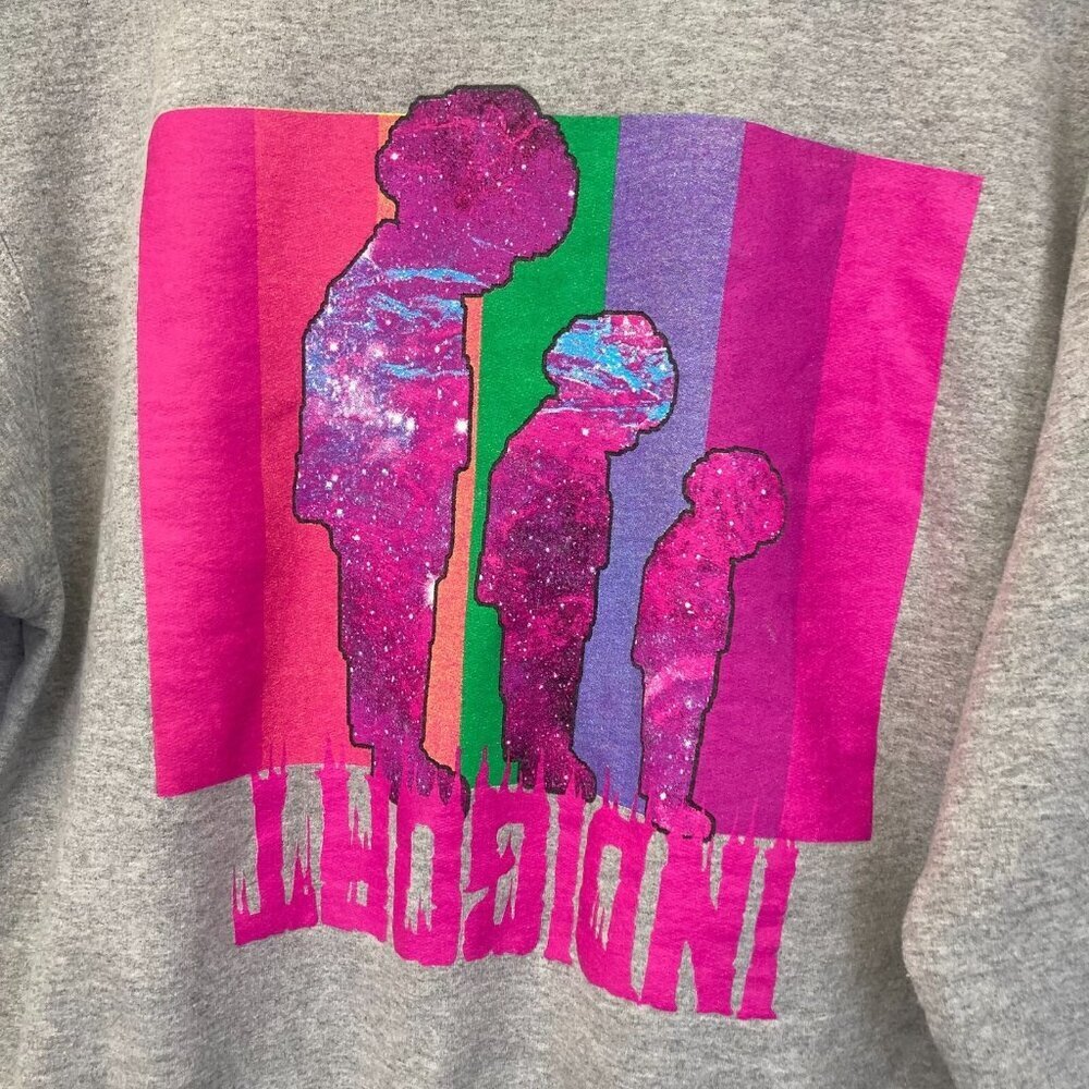 Chris Brown Indigo Children Indigoat 2019 Sweatshirt Gray Mens L Large Champion - Picture 4 of 11